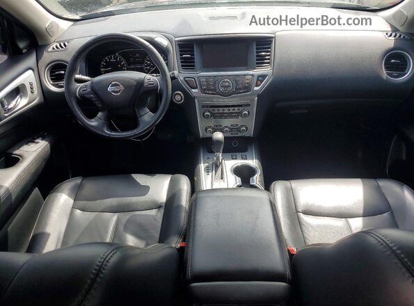 5N1DR2MN5HC646391 2017 NISSAN PATHFINDER Gray წინა პანელის ხედი