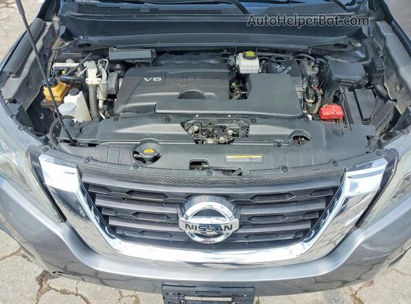 5N1DR2MN5HC646391 2017 NISSAN PATHFINDER Gray ძრავის განყოფილების ხედი