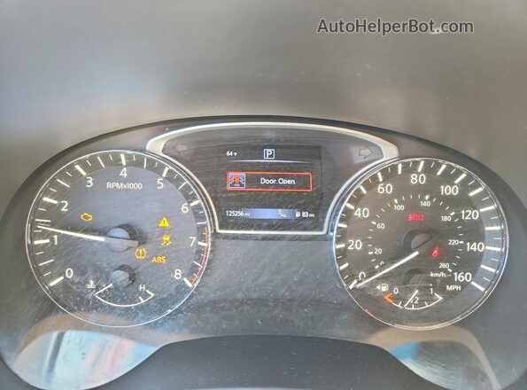 5N1DR2MN5HC648397 2017 NISSAN PATHFINDER Black Вид щитка приладів