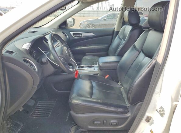 5N1DR2MN5JC614465 2018 NISSAN PATHFINDER White წინა სალონის ხედი