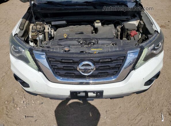 5N1DR2MN5JC614465 2018 NISSAN PATHFINDER White უკანა სალონის ხედი