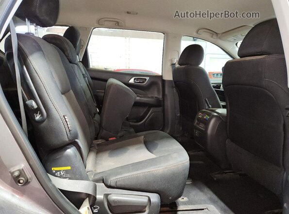 5N1DR2MN5JC650513 2018 NISSAN PATHFINDER Gray უკანა სალონის ხედი