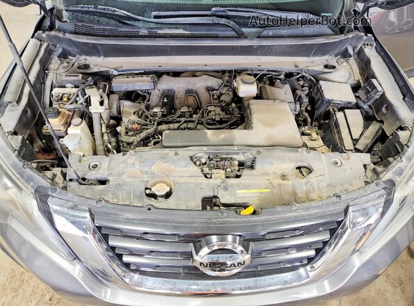 5N1DR2MN5JC650513 2018 NISSAN PATHFINDER Gray ძრავის განყოფილების ხედი