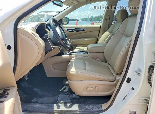 5N1DR2MN5JC655338 2018 NISSAN PATHFINDER White Widok wnętrza z przodu