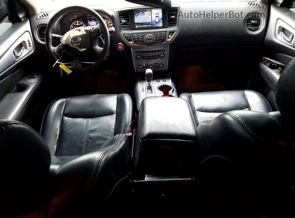 5N1DR2MN5JC663617 2018 NISSAN PATHFINDER Black Dashboard view