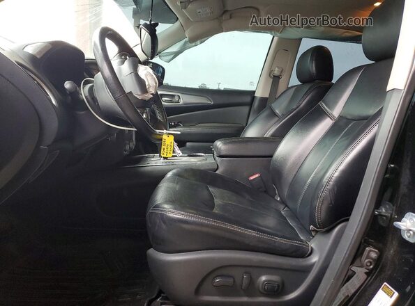 5N1DR2MN5JC663617 2018 NISSAN PATHFINDER Black Front interior view