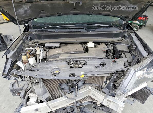 5N1DR2MN5JC663617 2018 NISSAN PATHFINDER Black Engine compartment view