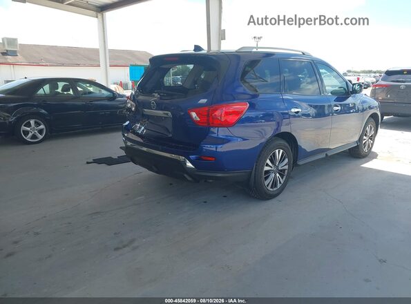 5N1DR2MN5KC602334 2019 NISSAN PATHFINDER Синий Задняя правая четверть