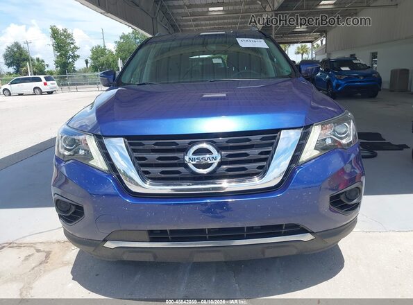 5N1DR2MN5KC602334 2019 NISSAN PATHFINDER Синий Вид щитка приборов