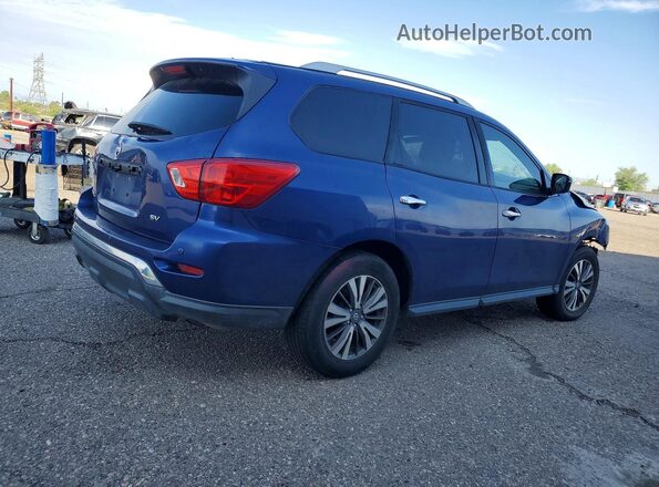 5N1DR2MN6HC667069 2017 NISSAN PATHFINDER Blue Tył prawy