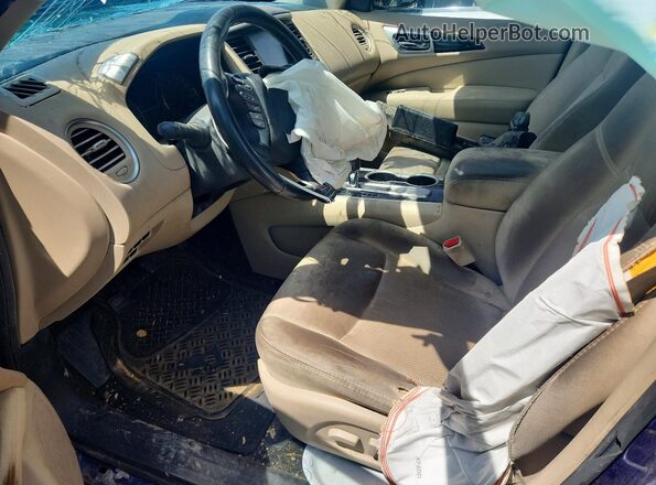 5N1DR2MN6HC667069 2017 NISSAN PATHFINDER Blue Widok wnętrza z przodu