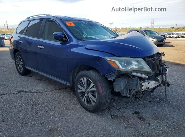 5N1DR2MN6HC667069 2017 NISSAN PATHFINDER Blue Przód prawy