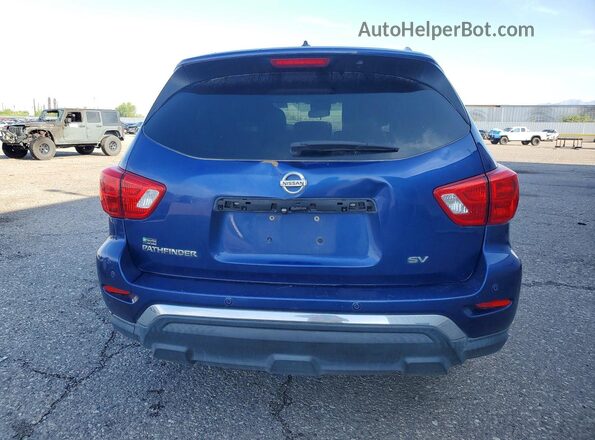 5N1DR2MN6HC667069 2017 NISSAN PATHFINDER Blue Widok z tyłu
