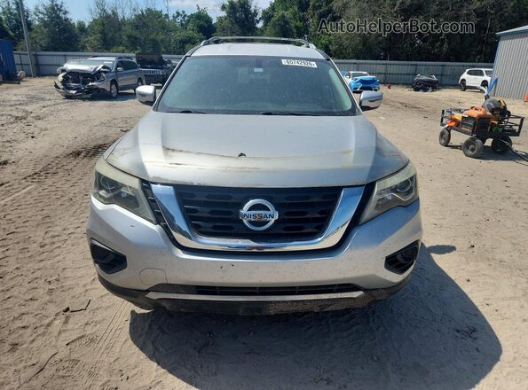 5N1DR2MN6HC674247 2017 NISSAN PATHFINDER Silver Widok z tyłu