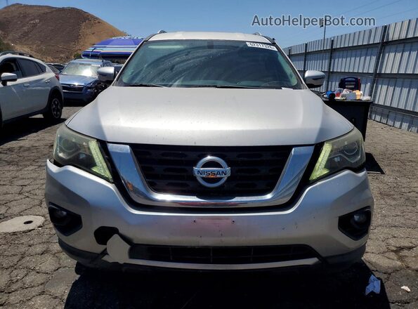 5N1DR2MN6JC607203 2018 NISSAN PATHFINDER Silver Front view