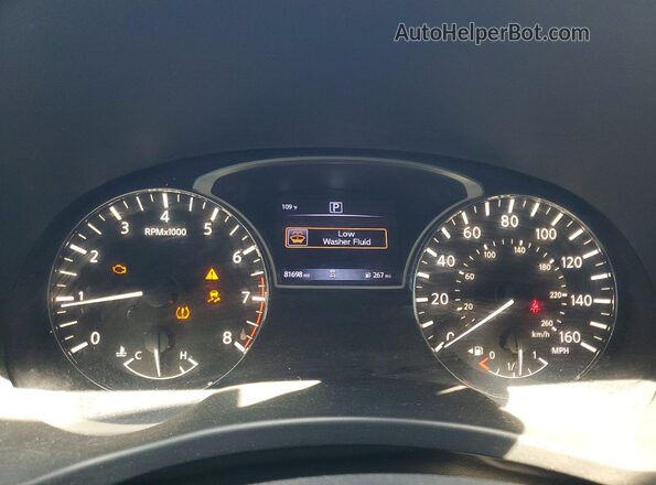 5N1DR2MN6JC607203 2018 NISSAN PATHFINDER Silver Instrument cluster view