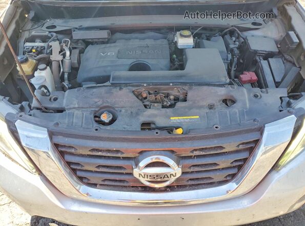 5N1DR2MN6JC607203 2018 NISSAN PATHFINDER Silver Engine compartment view