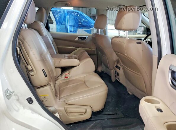 5N1DR2MN6JC644252 2018 NISSAN PATHFINDER White Սալոնի հետևի տեսք