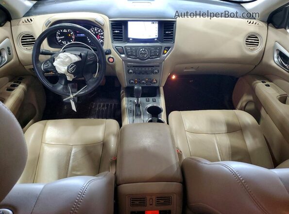5N1DR2MN6JC644252 2018 NISSAN PATHFINDER White Առջևի վահանակի տեսք