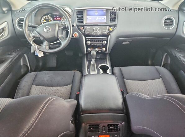 5N1DR2MN6KC607154 2019 NISSAN PATHFINDER Silver Dashboard view