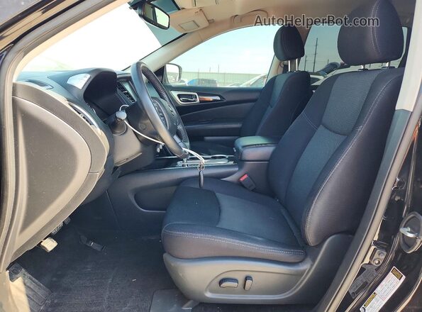 5N1DR2MN6KC620499 2019 NISSAN PATHFINDER Black Widok wnętrza z przodu