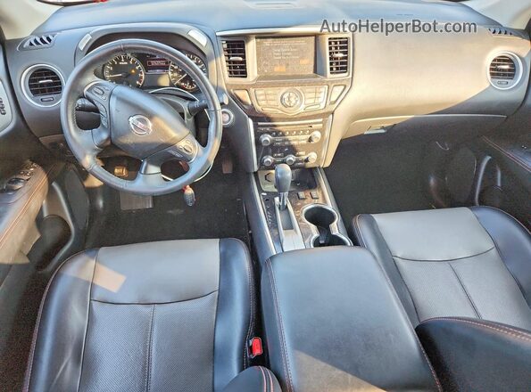 5N1DR2MN6KC627663 2019 NISSAN PATHFINDER Black წინა პანელის ხედი