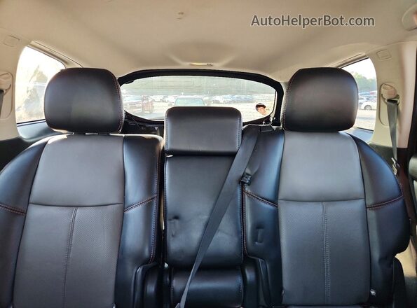 5N1DR2MN6KC627663 2019 NISSAN PATHFINDER Black უკანა სავარძლების ხედი