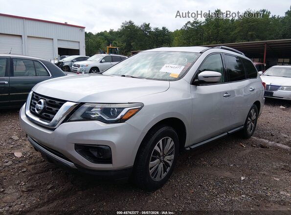 5N1DR2MN6KC644950 2019 NISSAN PATHFINDER Silver Առջևի ձախ երեք քառորդ տեսարան