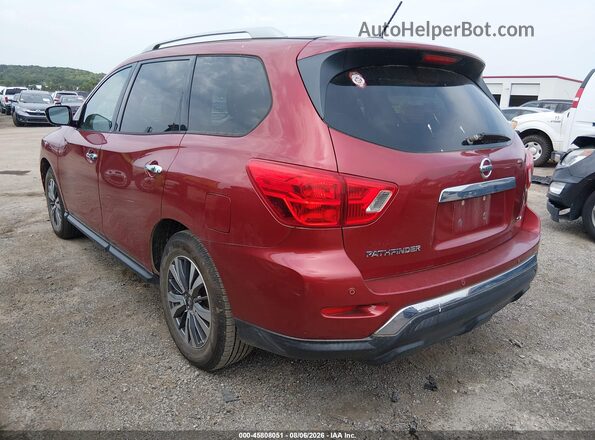 5N1DR2MN7HC608399 2017 NISSAN PATHFINDER Maroon უკანა მარცხენა
