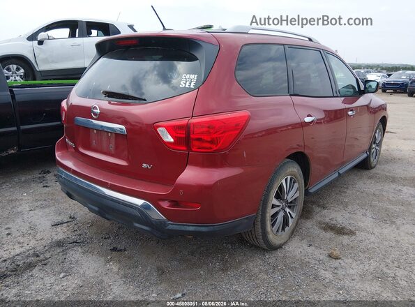 5N1DR2MN7HC608399 2017 NISSAN PATHFINDER Maroon უკანა მარჯვენა