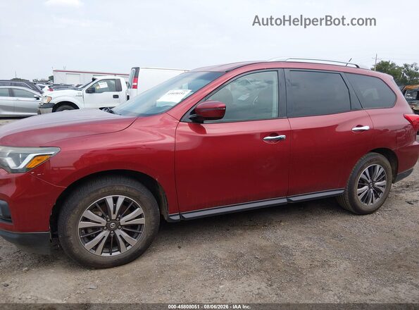 5N1DR2MN7HC608399 2017 NISSAN PATHFINDER Maroon სალონის 360-გრადუსიანი ხედი