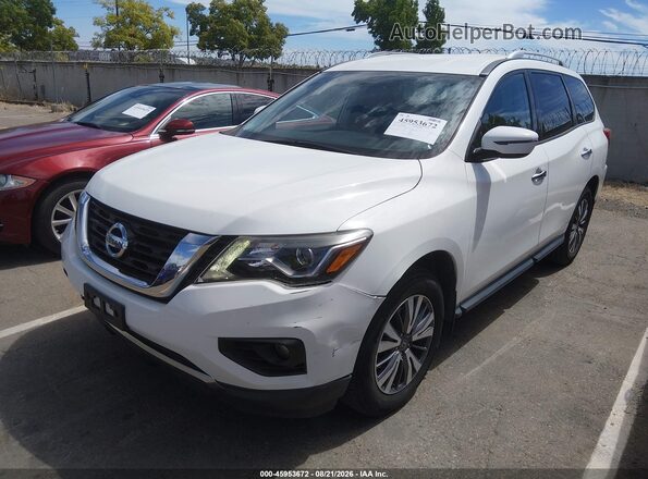 5N1DR2MN7HC619483 2017 NISSAN PATHFINDER White Передня ліва чверть