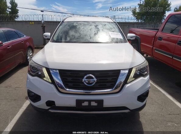 5N1DR2MN7HC619483 2017 NISSAN PATHFINDER White Вид щитка приладів