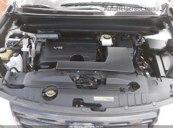 5N1DR2MN7HC619483 2017 NISSAN PATHFINDER White Вид ззаду