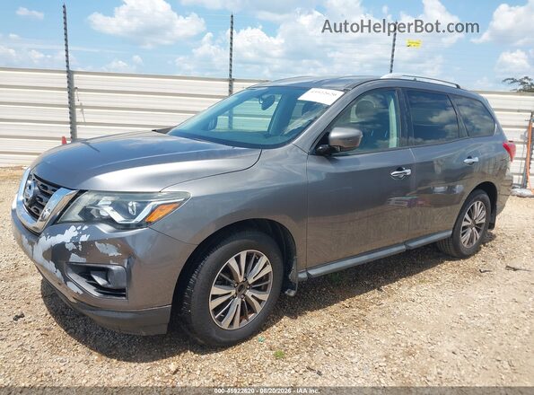 5N1DR2MN7HC642505 2017 NISSAN PATHFINDER Gray Vista tres cuartos delantera izquierda