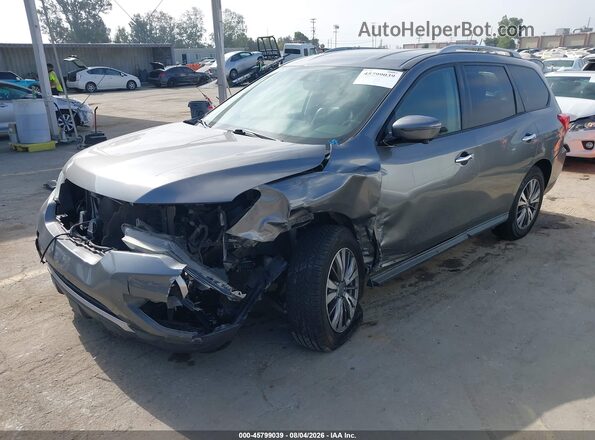 5N1DR2MN7JC616010 2018 NISSAN PATHFINDER Gray Przód lewy