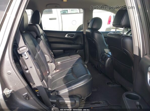 5N1DR2MN7JC616010 2018 NISSAN PATHFINDER Gray Widok naklejki z numerem VIN