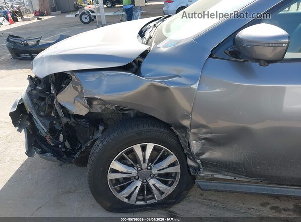 5N1DR2MN7JC616010 2018 NISSAN PATHFINDER Gray Widok z przodu
