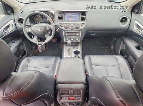 5N1DR2MN7JC621613 2018 NISSAN PATHFINDER Черный Вид панели приборов
