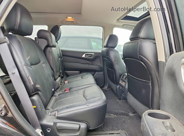 5N1DR2MN7JC621613 2018 NISSAN PATHFINDER Черный Вид задней части салона