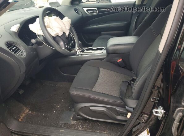 5N1DR2MN7JC625922 2018 NISSAN PATHFINDER Black წინა სალონის ხედი