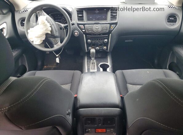 5N1DR2MN7JC625922 2018 NISSAN PATHFINDER Black წინა პანელის ხედი