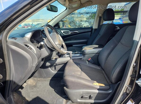 5N1DR2MN7JC636760 2018 NISSAN PATHFINDER Black Вид салону спереду