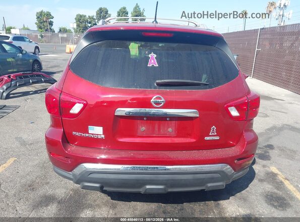 5N1DR2MN7JC637701 2018 NISSAN PATHFINDER Maroon 