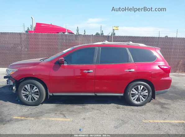 5N1DR2MN7JC637701 2018 NISSAN PATHFINDER Maroon 