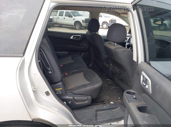 5N1DR2MN8HC614499 2017 NISSAN PATHFINDER Silver Vista de la etiqueta del VIN