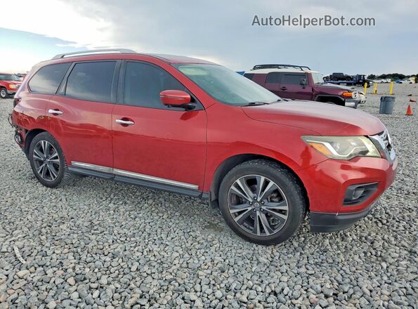 5N1DR2MN8HC617063 2017 NISSAN PATHFINDER Maroon Front right