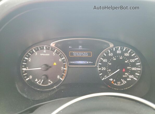 5N1DR2MN8HC617063 2017 NISSAN PATHFINDER Maroon Instrument cluster view