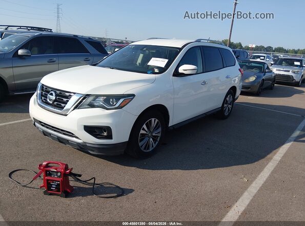 5N1DR2MN8HC665291 2017 NISSAN PATHFINDER White Przód lewy