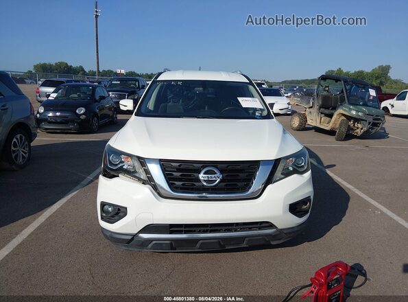 5N1DR2MN8HC665291 2017 NISSAN PATHFINDER White Widok zestawu wskaźników